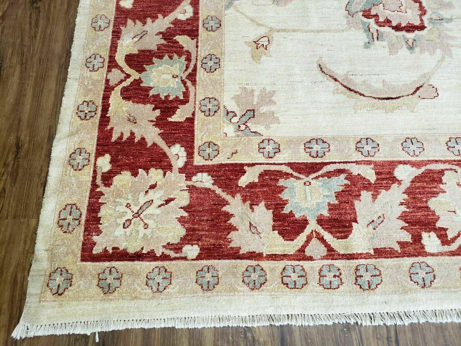 10' X 14' Vintage Handmade PESHAVAR CHOBI Pakistani Agra wool Carpet Nice - Jewel Rugs