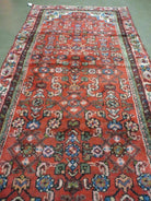 3' X 9' Antique Handmade India Floral Oriental Wool Rug Runner Veg Dye Nice - Jewel Rugs