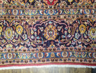 Antique 1930s Persian Kashan 10x14, Wool, Hand-Knotted, Central Medallion - Jewel Rugs