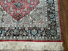 3' X 5' Vintage Fine Handmade India Oriental Kashmir Silk Rug 400 KPSI Wow - Jewel Rugs