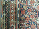 4' X 6' Antique Handmade Caucasian Geometric Tribal Oriental Wool Rug Nice - Jewel Rugs