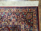 8' 8" X 10' 6" Karastan # 700 Red Saroukk # 785 Wool Rug American Made Beauty - Jewel Rugs