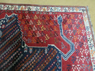 4' X 5' Lion Handmade Wool Rug Zagross Mountains Wool Southeastern Turkey #35 - Jewel Rugs