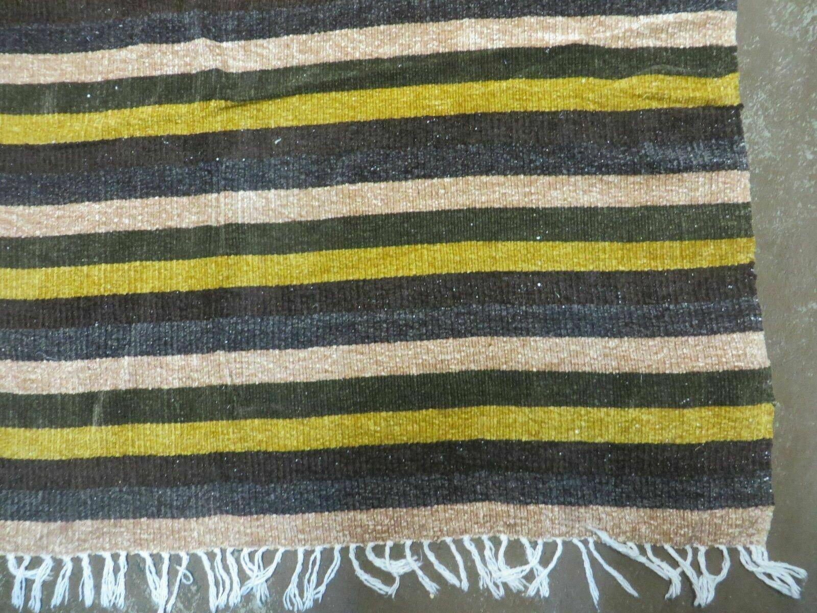 4' X 7' Vintage Handmade Latin American Mexican Wool Blanket Kilim Rug Nice # A - Jewel Rugs