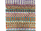 New 3x4 Kilim Rug Colorful Striped Kilim Rug Small Flatweave Multicolor Kilim 3 x 4 Small Kilim Wool Rug, Tribal Turkish Anatolian Kilim Rug - Jewel Rugs