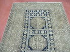 4' X 5' Antique 1880 Handmade Caucasian Shirvan Wool Rug Estate Found - Jewel Rugs