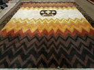 8' X 11' Vintage 1960 Danish Rya Shag DeLuxe Ege Berber Rug Mid-Century Modern - Jewel Rugs