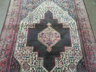 4' X 5' Antique Handmade India Floral Oriental Wool Rug Brown Vegetable Dyes - Jewel Rugs