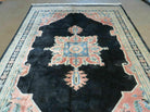 6' X 9' Vintage Handmade Bokhara Turkoman Pakistan Wool Rug Carpet Black Nice - Jewel Rugs