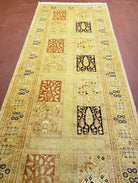 3' 2" x 12 ' 6" Pak Persian Safavieh Runner Haji Jalil Fine Runner Rug 3ft Runner 12ft Runner 13ft Runner Panel Design Runner Hand-Knotted - Jewel Rugs