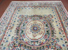 8' X 10' Vintage Handmade Wool Rug Aubusson Savonnerie Design European Nice - Jewel Rugs