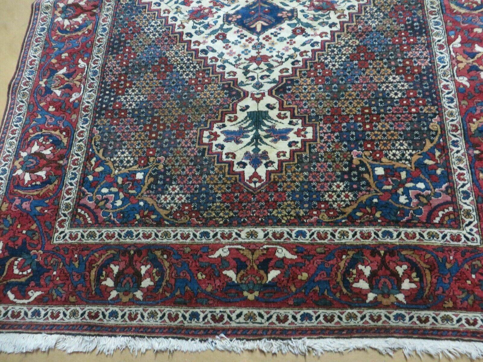 4' X 7' Vintage Handmade Turkish Floral Orient Medallion Wool Veg Dye Rug Nice - Jewel Rugs