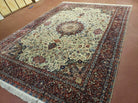 7' X 10' One-Of-A-Kind Chinese Oriental Hand Knotted Wool Silk Rug Flower Deer - Jewel Rugs