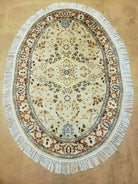 3' X 5' Vintage Handmade Fine Turkish Sivas Wool Rug Oval (A) Nice - Jewel Rugs