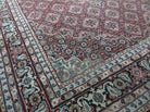 8' X 10' Vintage Fine Handmade Indian Amritsar Wool Rug Detailed Nice - Jewel Rugs