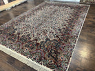 Karastan Kirman Rug, Karastan Floral Kirman #742, Wool Karastan Carpet, Vintage Karastan Area Rug, Original Karastan Rug, Large, 8'8" x 12' - Jewel Rugs