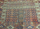 4' X 5' Antique Handmade Fine Tekkeh Turkoman Engsi Hatchli 4 Seasons Wool Rug - Jewel Rugs