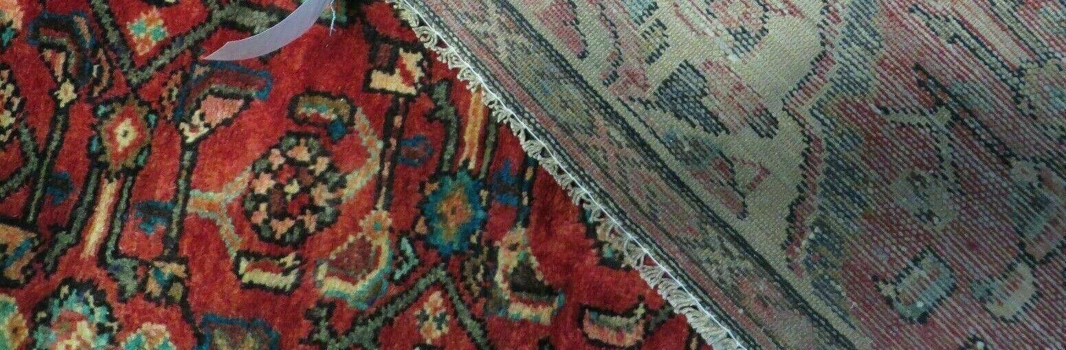 3' X 10' Antique Handmade Turkish Wool Rug Veg Dye Runner Red Nice - Jewel Rugs