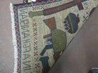 2' X 2'6" Handmade Afghan Balouch Tribal Wool War Rug Gun Tank Helicopter # 144 - Jewel Rugs