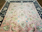 6' X 9' Vintage Handmade India Wool Rug Hunting Lion Birds Tree Of Life Salmon - Jewel Rugs