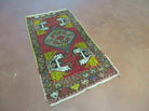 20" X 38" Antique Handmade Turkish Oushak Oshak Yastik Wool Rug Mat Turkey Nice - Jewel Rugs