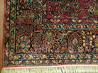 9' X 12' Authentic Antique Oriental Floral Red Allover Medallion Wool Rug Beauty - Jewel Rugs