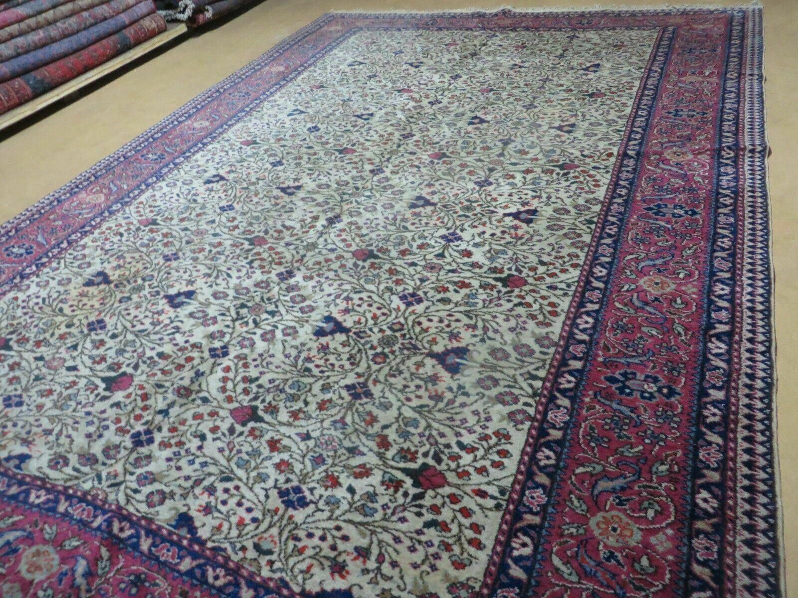 7' X 10' Semi Antique Handmade Turkish Sevas Kayseri Wool Rug Carpet Organic - Jewel Rugs