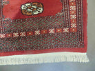 2' 8" X 10' Vintage Handmade Bokhara Turkoman Pakistani Wool Runner Rug Nice - Jewel Rugs