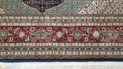 8x10 Pakistan Rug 8 x 10 Pak-Persian Oriental Carpet Very Fine Wool Rug with Silk Accents Herati Mahi Pattern Vintage - Jewel Rugs