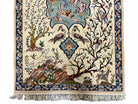 Pictorial Rug 2x3 Tree of Life Peacock Rug Birds Ultra Fine Wool & Silk Rug Nice - Jewel Rugs