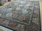 8' X 10' Kurdamir Belgium Machine Made Kirman Multicolor Panel Wool Rug Nice - Jewel Rugs