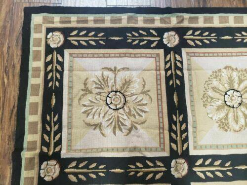 4' X 6' Handmade French Aubusson Savonnerie Garden Design Needlepoint Rug Nice - Jewel Rugs