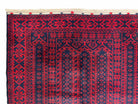 3x5 New Vintage Handmade Tribal Wool Balouchi Rug Afghan Prayer Rug Red Black - Jewel Rugs