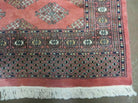 4' X 6' Handmade Turkoman Pakistan Tribal Wool Rug Fine Weave Coral Nice # 839 - Jewel Rugs