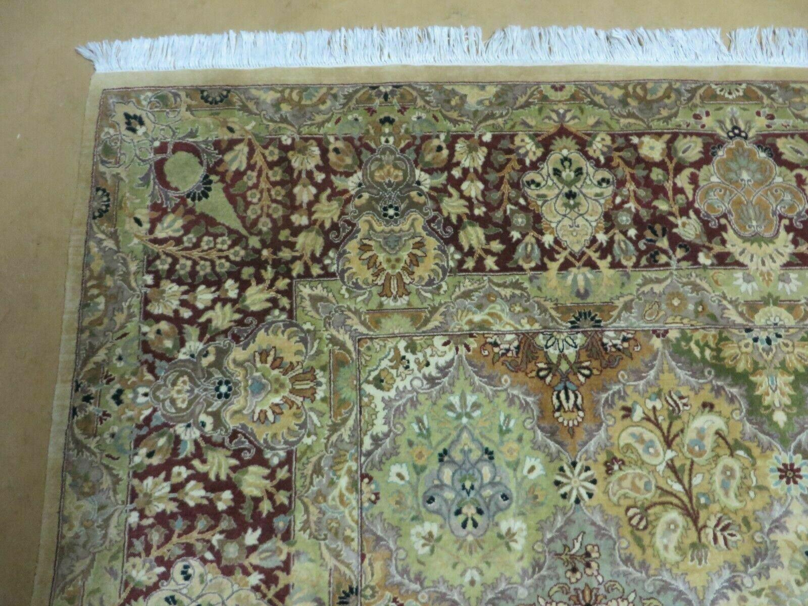 8' X 10' Safavieh Handmade Pakistan Oriental Floral Wool Rug Hand Knotted Organic - Jewel Rugs