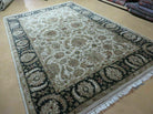 6' X 9' Vintage Handmade India Top Quality Jaipur Floral Oriental Tea Wash Nice - Jewel Rugs