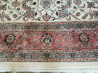 9' X 12' Vintage Handmade India Oriental Wool Rug Carpet Hand Knotted Ivory - Jewel Rugs