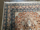 3' X 5' 3" Vintage Hand Made Oriental Floral Medallion Wool Rug Nice - Jewel Rugs