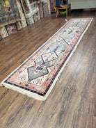 3' X 12' 2" Antique Handmade Turkish Wool Oriental Rug Runner Carpet Camel Hair - Jewel Rugs