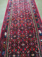 2' 11" X 19'5" Vintage Handmade Turkish Wool Runner Rug Red Nice - Jewel Rugs