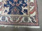 3' X 5' Vintage Handmade India Floral Oriental Wool Rug Nice Rug Blue # 401 - Jewel Rugs