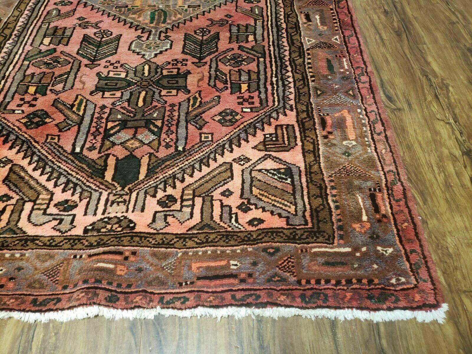 4' X 7' Antique Fine Handmade Pakistan Oriental Wool Rug Hand Knotted Carpet - Jewel Rugs