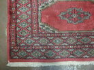 2' 7" X 4' Vintage Handmade Pakistan Turkoman Bokhara Wool Rug Organic Veg Dye - Jewel Rugs