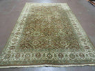 6' X 9' Vintage Handmade India Agra Rug Vegetable Dyes Tea Washed Nice # 819 - Jewel Rugs