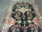 3' 9" X 10' Antique Handmade Turkish Wool Runner Rug Black Nice - Jewel Rugs