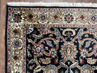 Indo Persian Rug 4x6, Wool Oriental Carpet, Allover Floral Pattern, Shah Abbas Flowers, Handmade Vintage Rug 4 x 6, Indian Rug, Bedroom Rug - Jewel Rugs