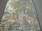 4' X 5' Vintage Tapestry Belgium Hand Loomed Victorian Nice 90f - Jewel Rugs