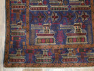 4x6 Handmade Balouch War Afghan Tribal Rug Organic Dyes Helicopter Tank Airplane - Jewel Rugs