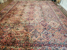 10' X 14' Karastan #700 Multicolor Panel Kirman # 717 Wool Rug American Beauty - Jewel Rugs