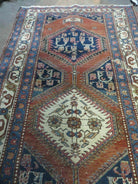 3' 5" X 16' Antique Handmade Turkish Wool Runner Rug Nice - Jewel Rugs